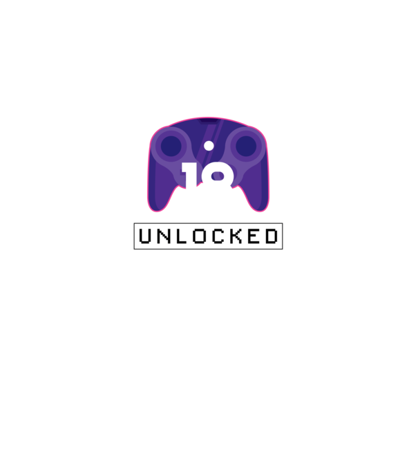 Level 18 Unlocked Gamer Birthday model gri pe tricou
