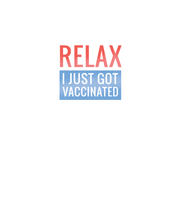 Fii calm, sunt vaccinat model negru pe tricou
