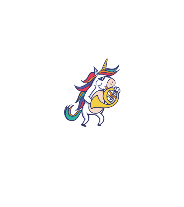 Unicorn Corn model turcoaz pe tricou