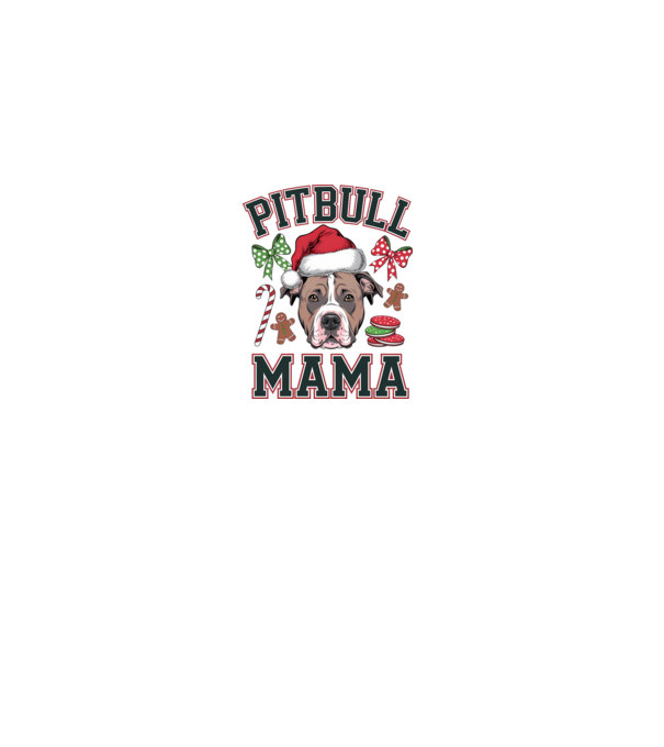 Pitbull Mama model alb pe tricou