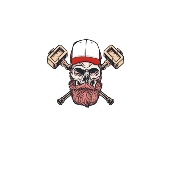 Craniu Viking model roz pe tricou
