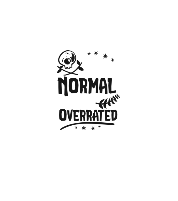 Being Normal is Vastly Overrated model gri pe tricou