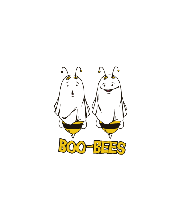 Boo Bees - Albine fantomă Halloween model turcoaz pe tricou
