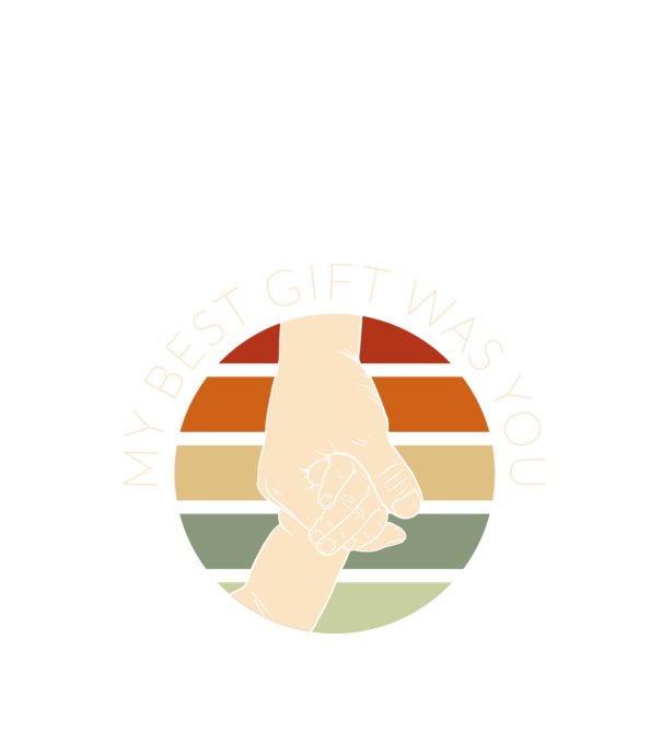 My Best Gift Was You model negru pe tricou