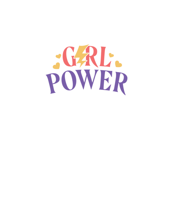 Girl Power Ziua Femeii model alb pe tricou