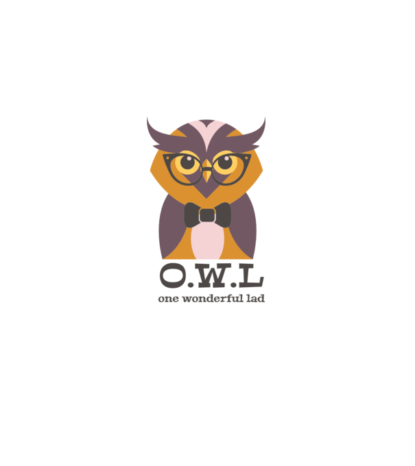 OWL - One wonderful Lad model roz deschis pe tricou