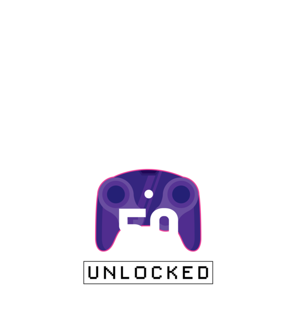 Level 50 Unlocked Gamer Birthday model negru pe tricou