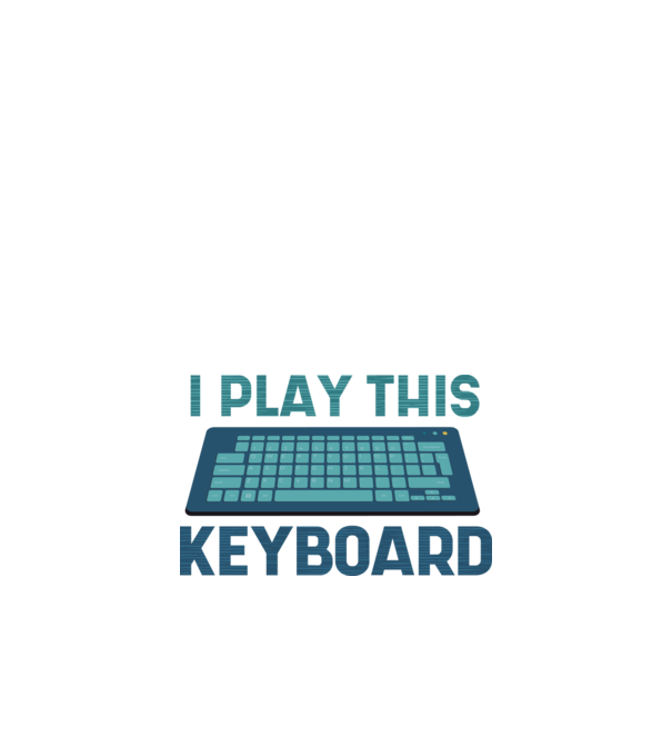 Tastatura Gamer model alb pe tricou