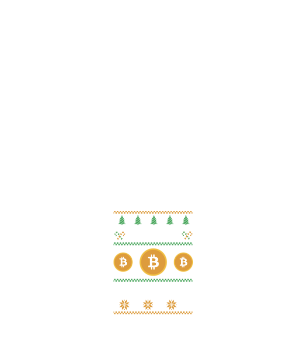 Merry Gainmas Bitcoin tricou cu pulovăr urât model albastru închis pe tricou