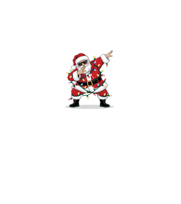 Santa Dab model nisipiu pe tricou