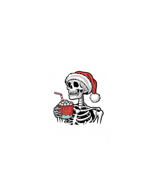 Dead inside, but it's christmas Negru model negru pe tricou