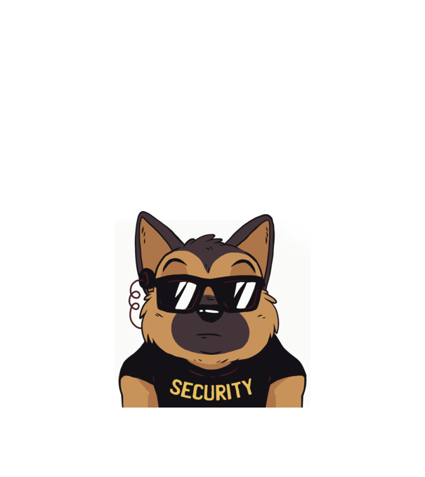 Ciobănesc german Security tricou amuzant cu Câine model nisipiu pe tricou