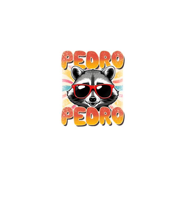 Pedro Pedro groovy retro model negru pe tricou