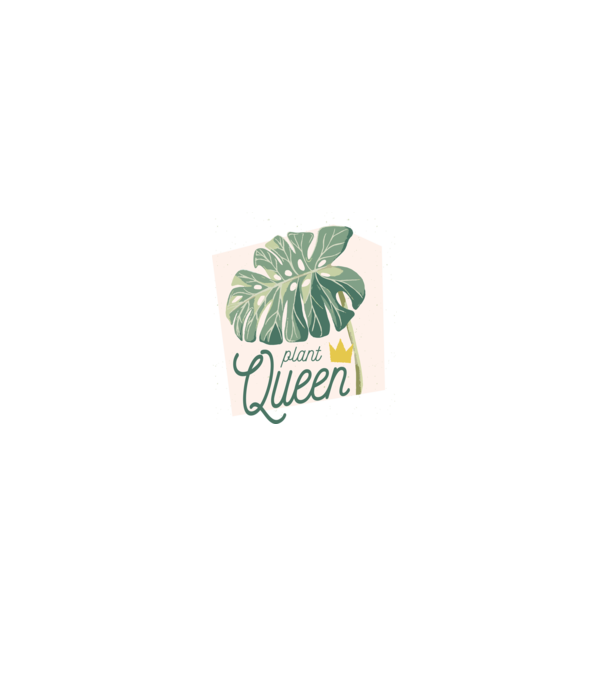 Plant Queen model alb/roșu pe tricou