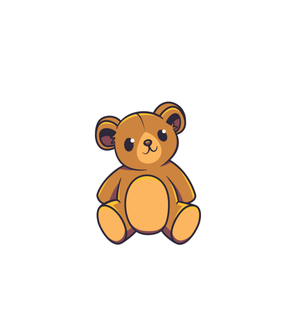 Ursuleț Teddy model gri pe tricou