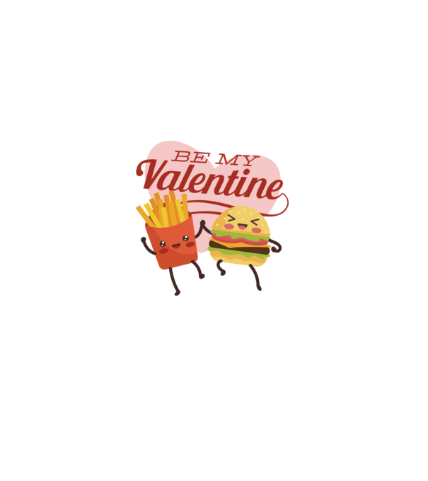 Be my Valentine - Fii dragostea mea tricou pentru Valentine s Day model alb pe tricou