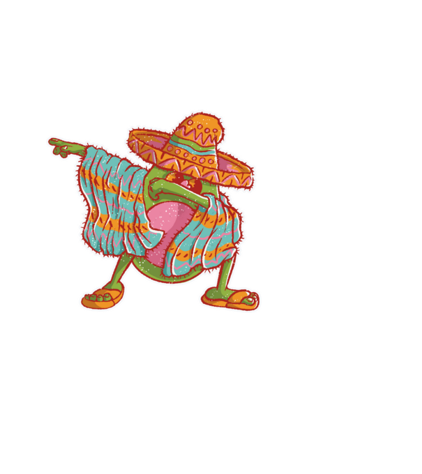 Avocado mexican DAB model negru pe tricou