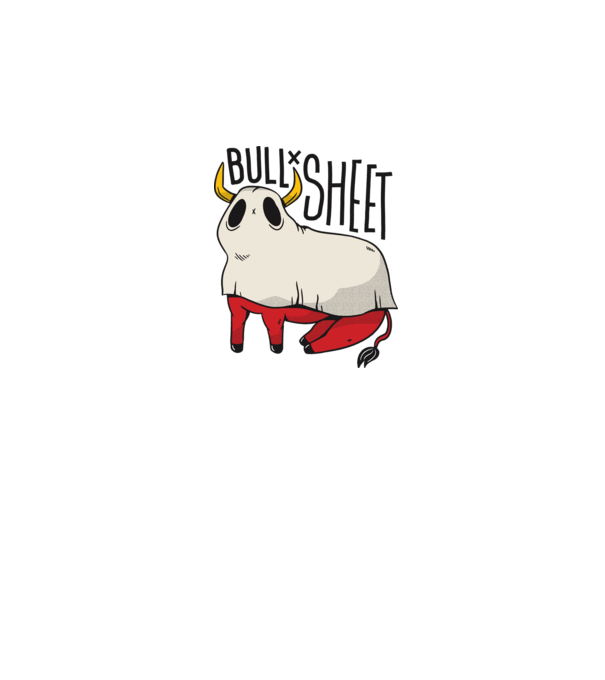 Bull sheet model roz pe tricou