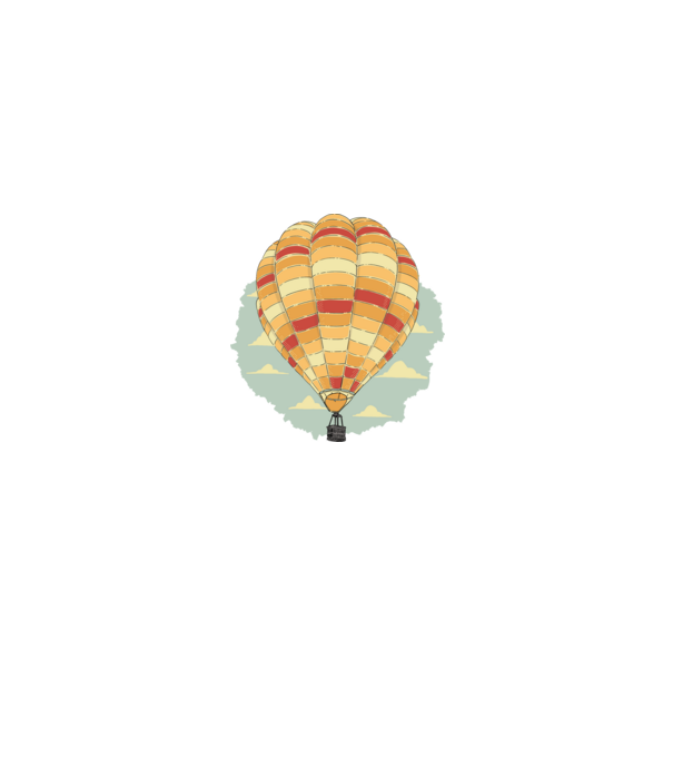 Aerostat model turcoaz pe tricou