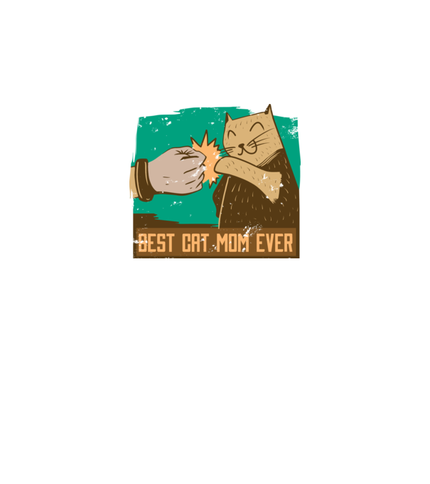 Best Cat Mom Ever - Cea mai bună mamă cu pisici model negru pe tricou