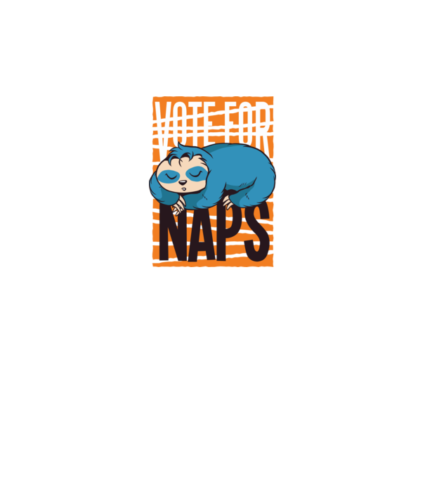 Votez pentru relaxare Leneș model negru pe tricou