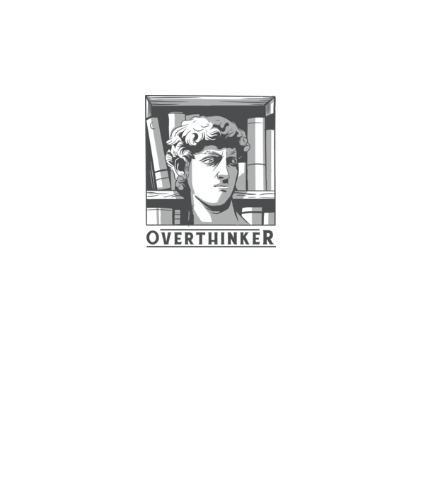 Statuia lui David model alb pe tricou