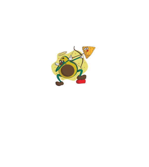 Dragoste de Avocado model gri pe tricou