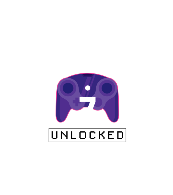 Level 7 Unlocked Gamer Birthday model negru pe tricou