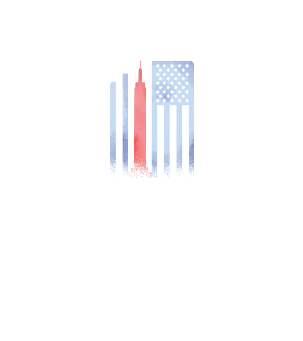 Usa Empire State Building model alb pe tricou