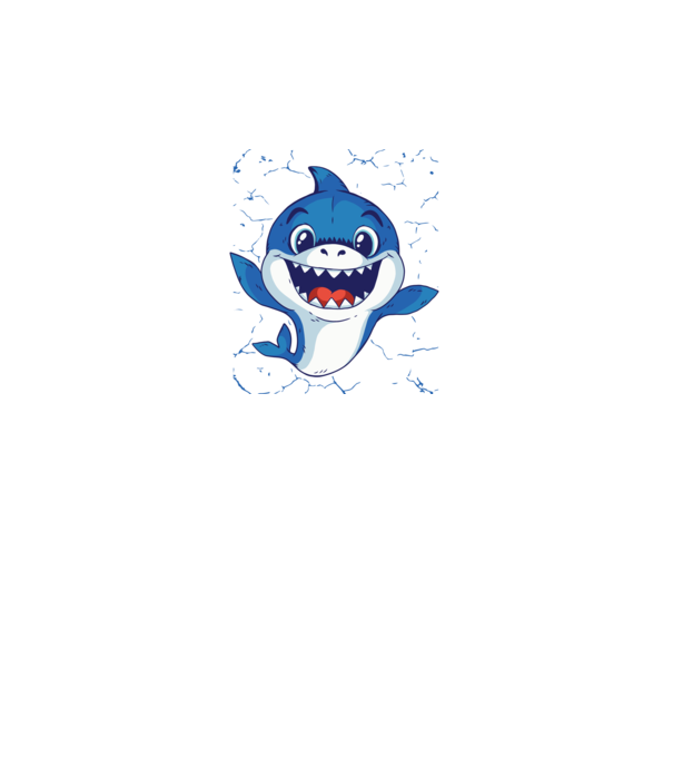 Baby Shark tricou drăguț cu rechin model gri pe tricou