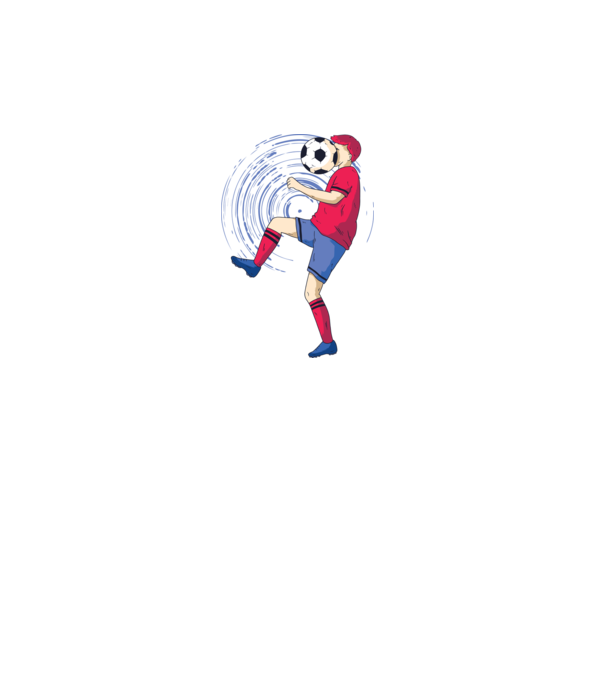Fotbalist model turcoaz pe tricou