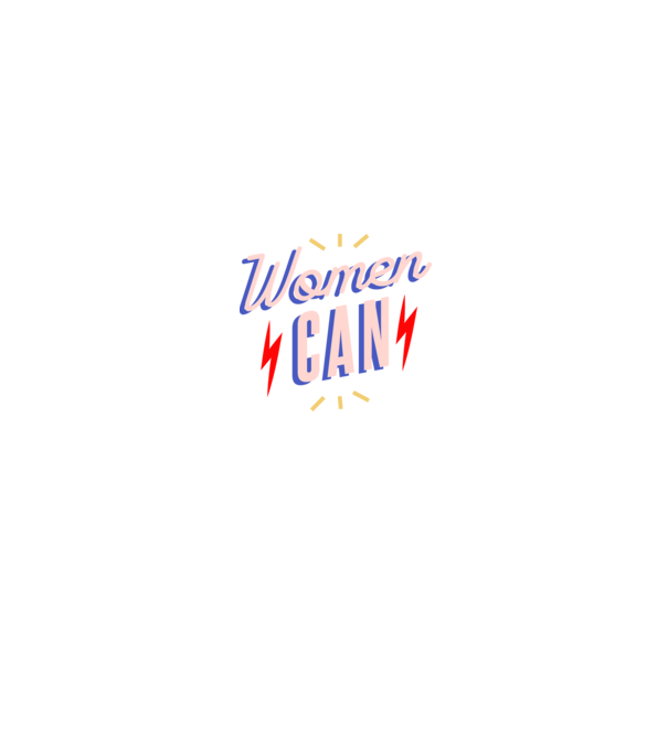 Women Can de Ziua Femeii model negru pe tricou