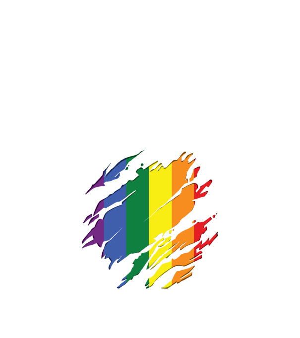 Steag LGBTQ model negru pe tricou