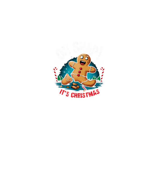 Oh snap! It's christmas Negru model negru pe tricou