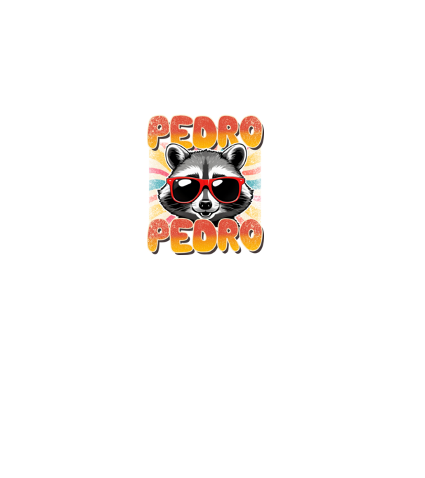 Pedro Pedro groovy retro model negru pe tricou