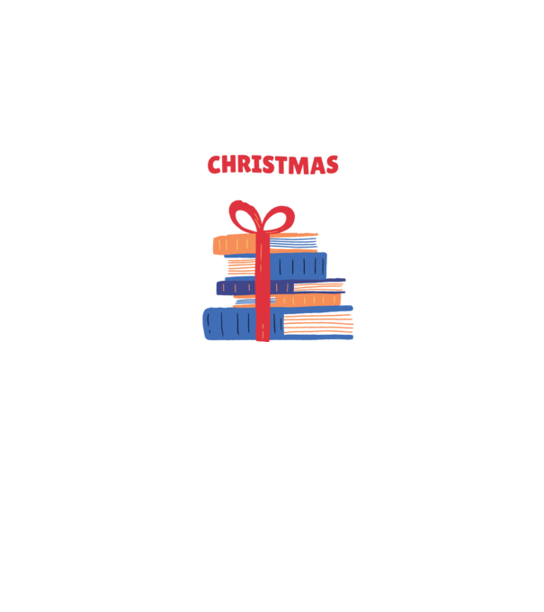 All I want for Christmas is Books tricou cu cărți model negru pe tricou