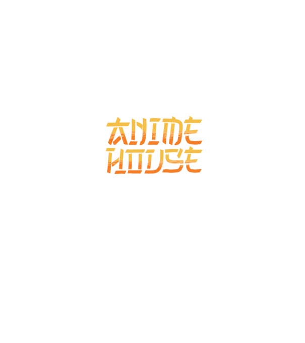 Anime House model negru pe tricou
