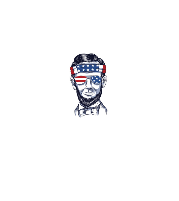 Lincoln USA model gri pe tricou