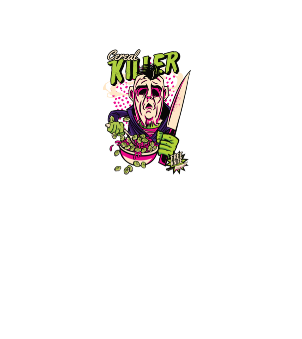 Cereale Killer Fulgi de cereale model negru pe tricou