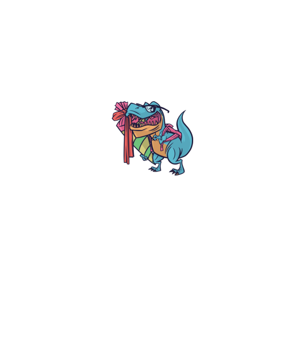 Elev T-rex model gri pe tricou