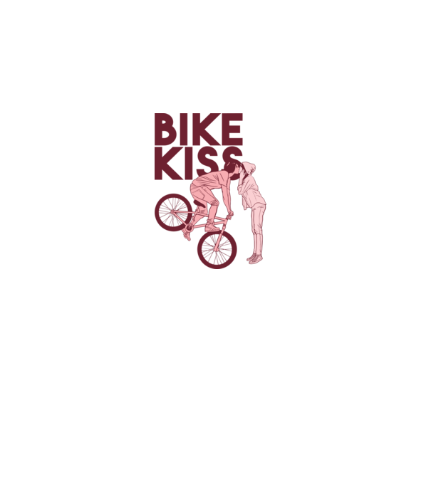 Pupici cu bicicletă model alb pe tricou