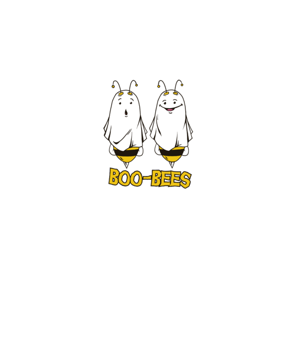 Boo Bees - Albine fantomă Halloween model gri pe tricou