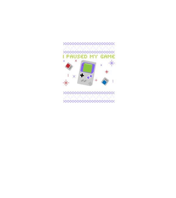 I paused my game to be here - Gamer pulovăr urât model negru pe tricou