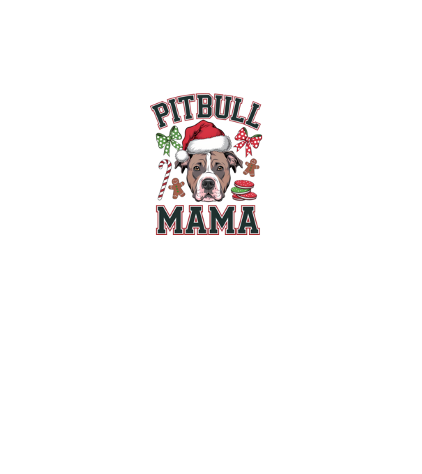 Pitbull Mama model alb pe tricou