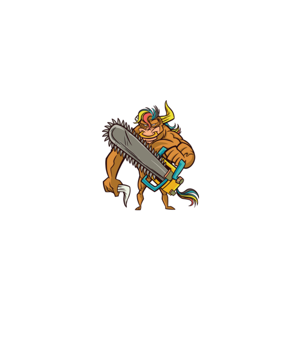 Unicorn Taur model gri pe tricou