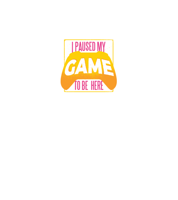 I paused my game to be here tricou amuzant Gamer model gri pe tricou