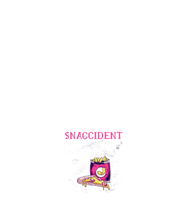 Snaccident model negru pe tricou