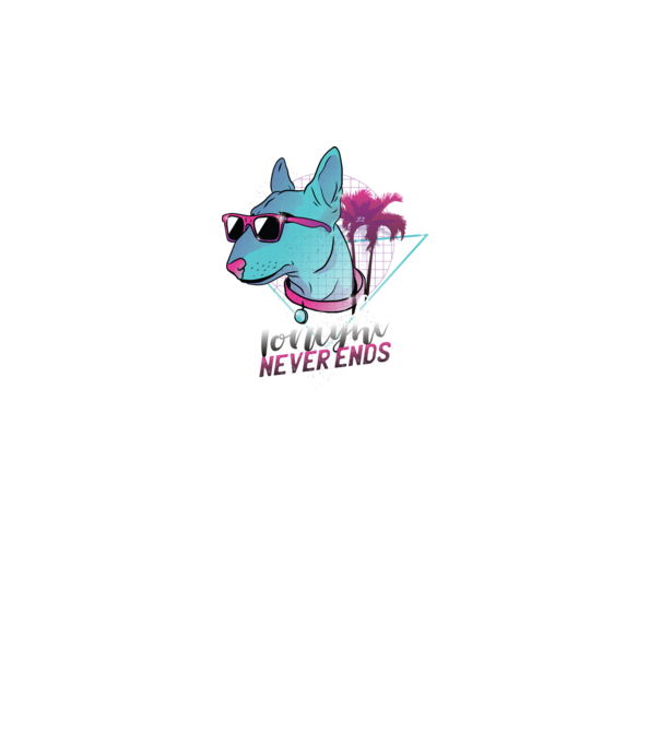 Bullterrier Neon Retro tricou amuzant model turcoaz pe tricou