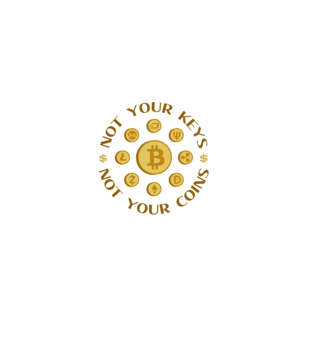 Criptomonede model alb pe tricou
