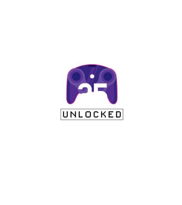 Level 25 Unlocked Gamer Birthday model albastru jeanși pe tricou